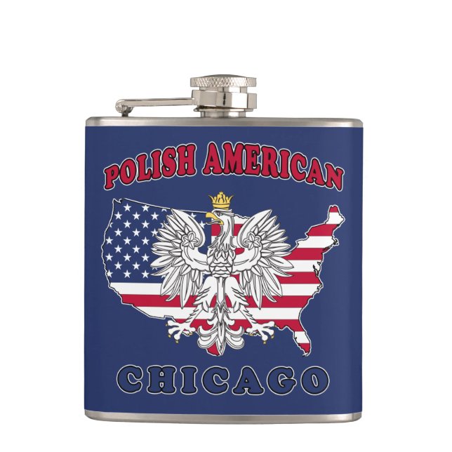 Chicago Illinois Polish Flachmann (Vorderseite)