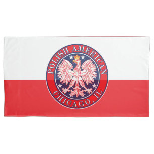 Chicago Illinois Polish Kissenbezug
