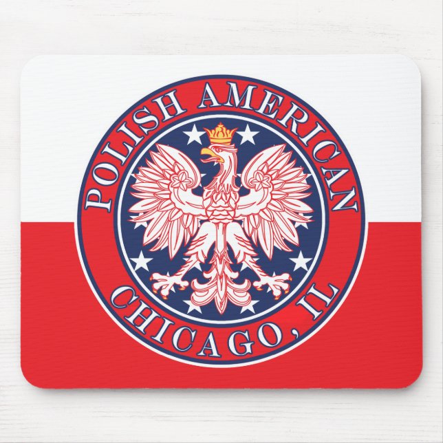 Chicago Illinois Polish Mousepad (Vorne)