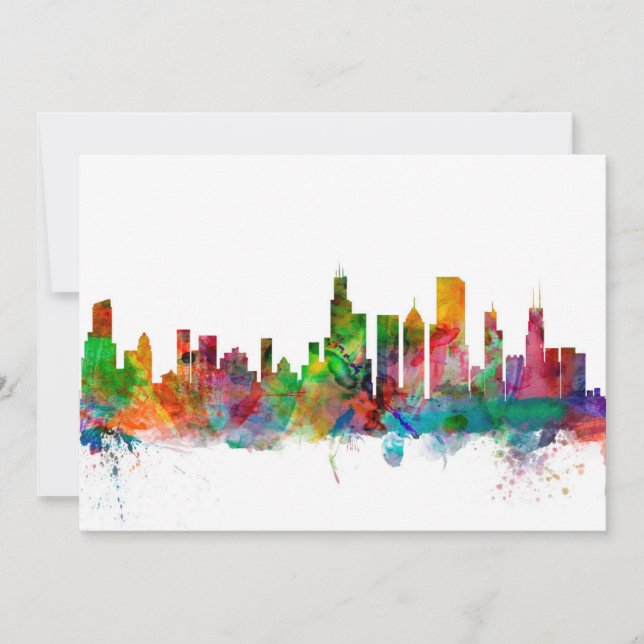 Chicago Illinois Skyline (Vorderseite)