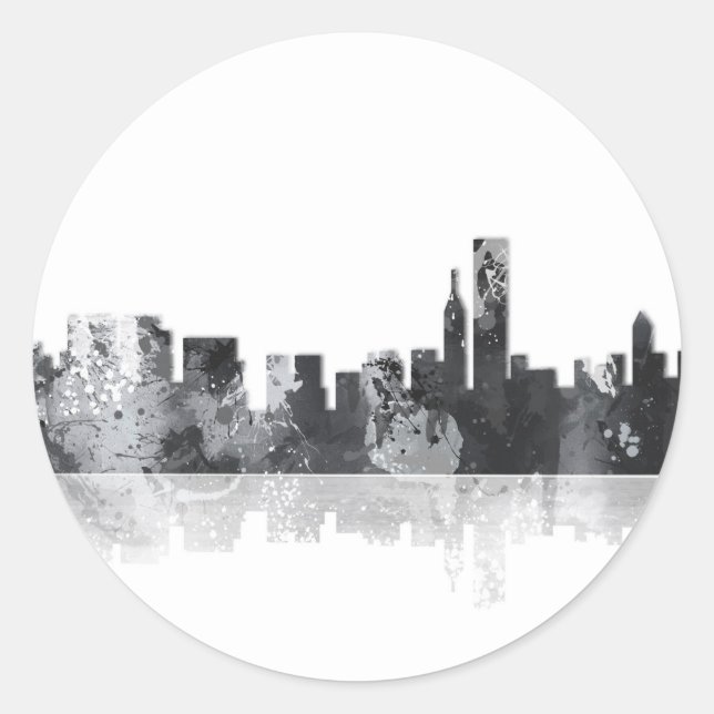 CHICAGO ILLINOIS SKYLINE - Aufkleber (Vorderseite)
