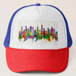 Chicago Illinois Skyline Truckerkappe