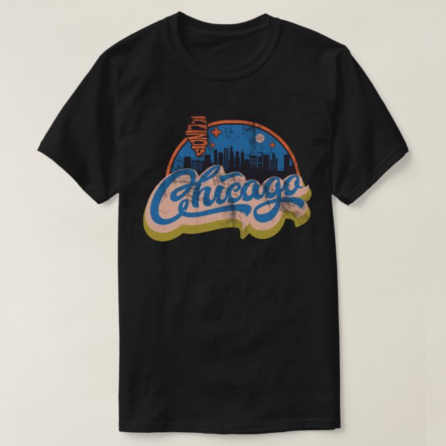 Chicago, Illinois T-Shirt (Design vorne)