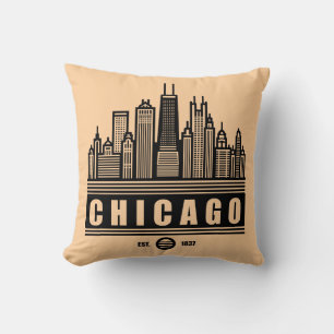 Chicago Illinois United Staaten Kissen