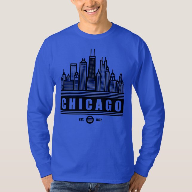 Chicago Illinois United Staaten T-Shirt (Vorderseite)