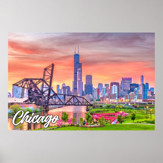 Chicago, Illinois, USA Poster (Vorne)