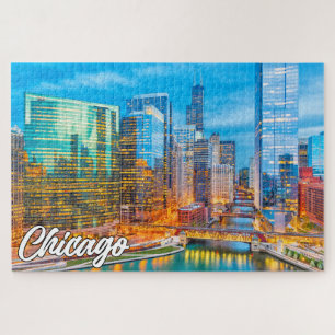 Chicago, Illinois, Vereinigte Staaten Puzzle