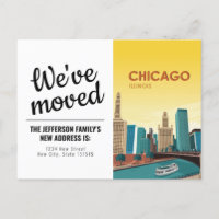 Chicago Illinois Vintag Wir haben die Postkarte ve