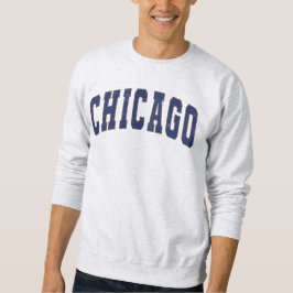 Chicago Illinois Vintage Uni Style Sweatshirt