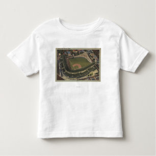 Chicago, Illinois - Wrigley fangen CUB auf Kleinkind T-shirt