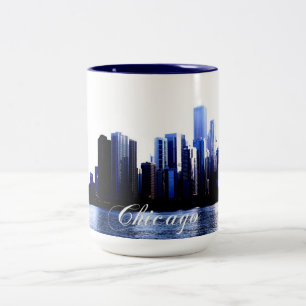 Chicago Illinois Zweifarbige Tasse
