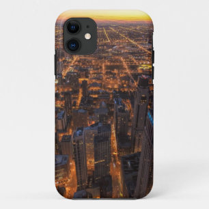 Chicago im Stadtzentrum gelegen am Sonnenuntergang Case-Mate iPhone Hülle