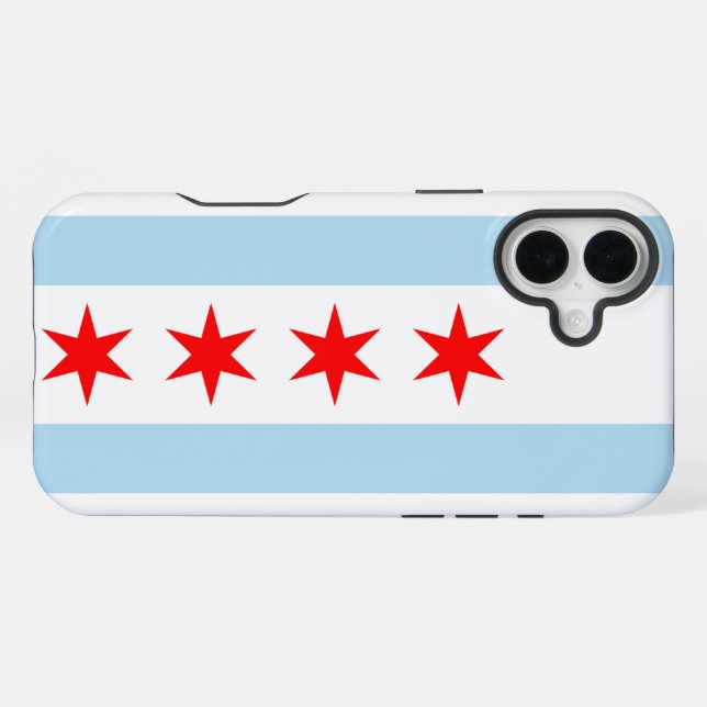 Chicago iPhone Hülle (Rückseite (Horizontal))