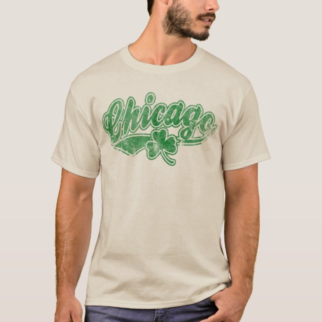 Chicago-Iren-Kleeblatt T-Shirt (Vorderseite)