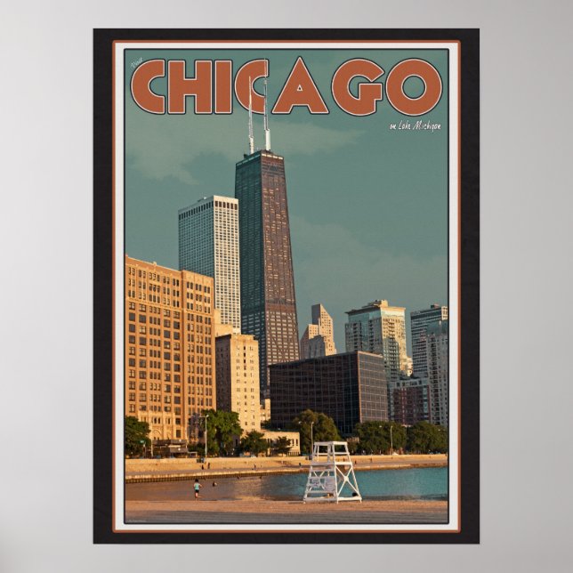 Chicago - John Hancock Center Poster (Vorne)