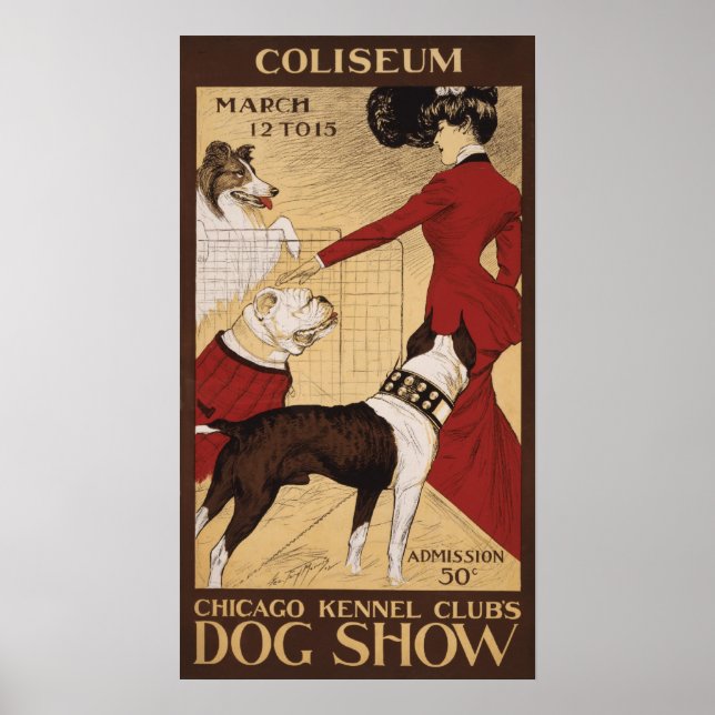 Chicago Kennel Club's Dog Show 1902 Poster (Vorne)
