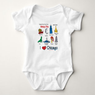 Chicago Kids Baby Strampler