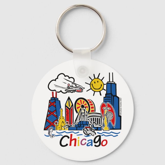 Chicago-KIDS-[Converted] Schlüsselanhänger (Vorderseite)