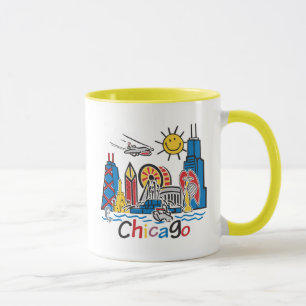 Chicago Kids Skyline Tasse