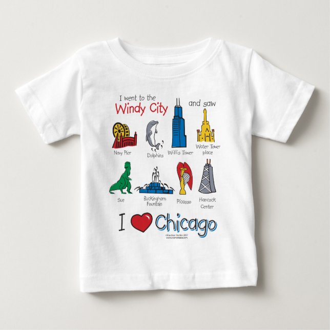 Chicago--Kind-Ikone-NEU [Co Baby T-shirt (Vorderseite)