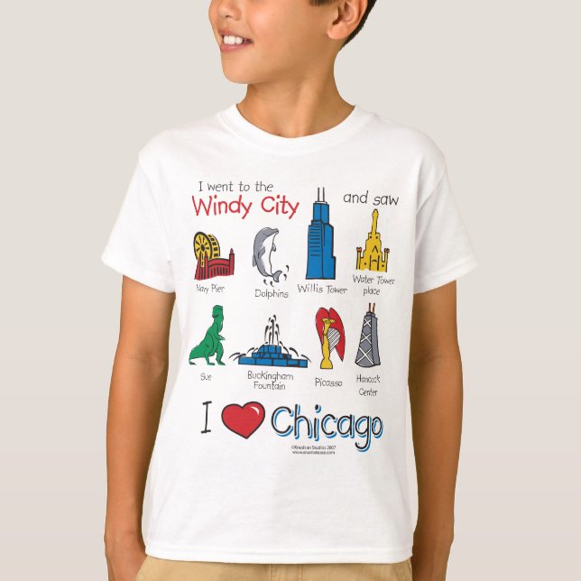 Chicago--Kind-Ikone-NEU [Co T-Shirt (Vorderseite)