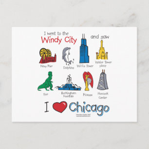 Chicago - Kinder-Icons-NEW-[Co Postkarte
