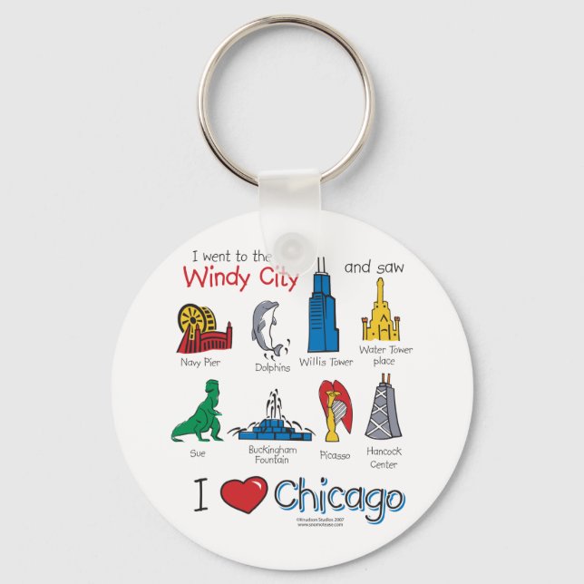 Chicago - Kinder-Icons-NEW-[Co Schlüsselanhänger (Vorderseite)