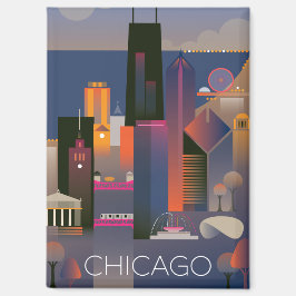 Chicago Kühlschrank Magnet