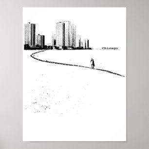 Chicago-Liebhaber-Vintages Plakat