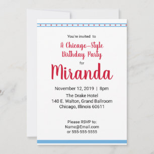 Chicago Love    Einladung