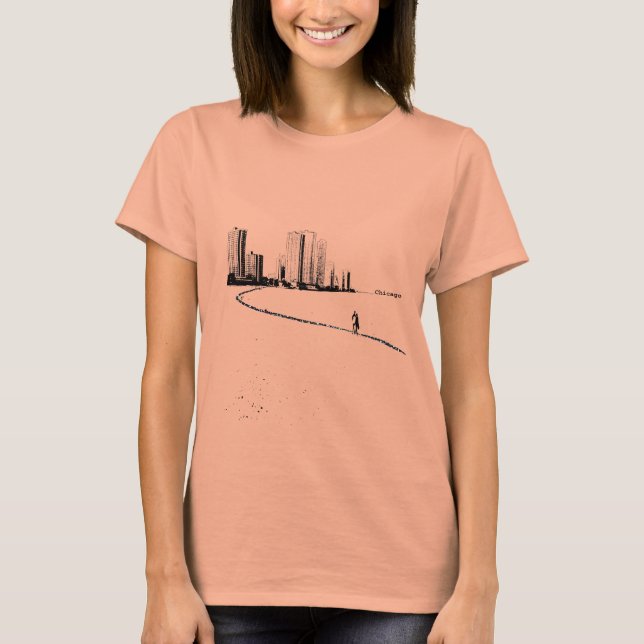 Chicago Lovers Vintager T - Shirt (Vorderseite)