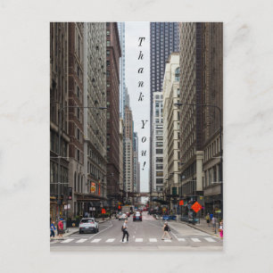Chicago Madison Street Danke, Postcard Postkarte