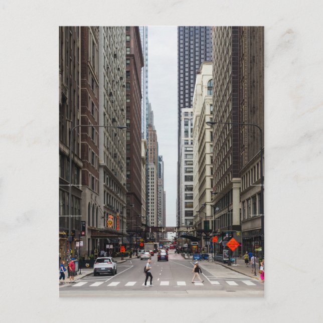 Chicago Madison Street Postcard Postkarte (Vorderseite)