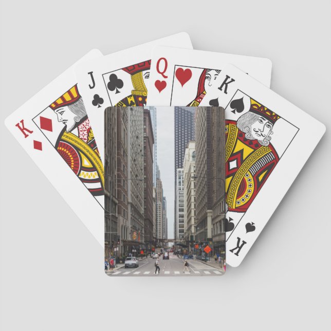 Chicago Madison Street Spielkarten (Rückseite)