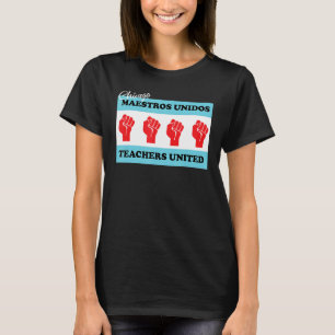 Chicago Maestros Unidos Gewerkschaft Flag Bandera T-Shirt