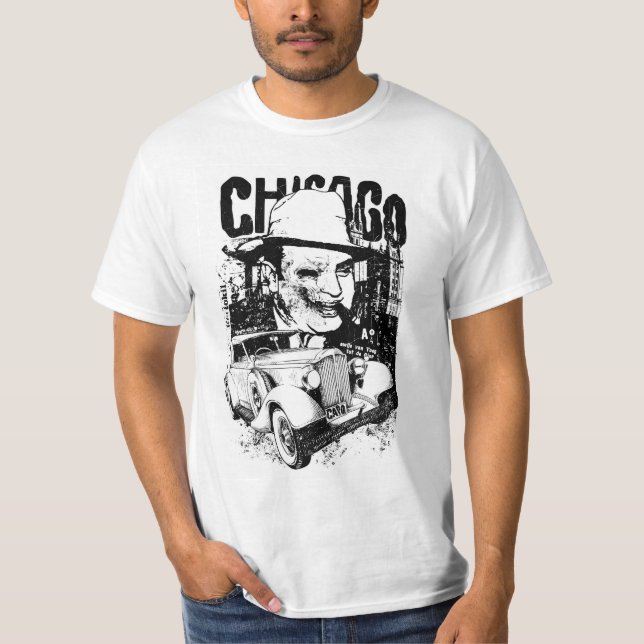 Chicago Mafia Vintag T-Shirt (Vorderseite)