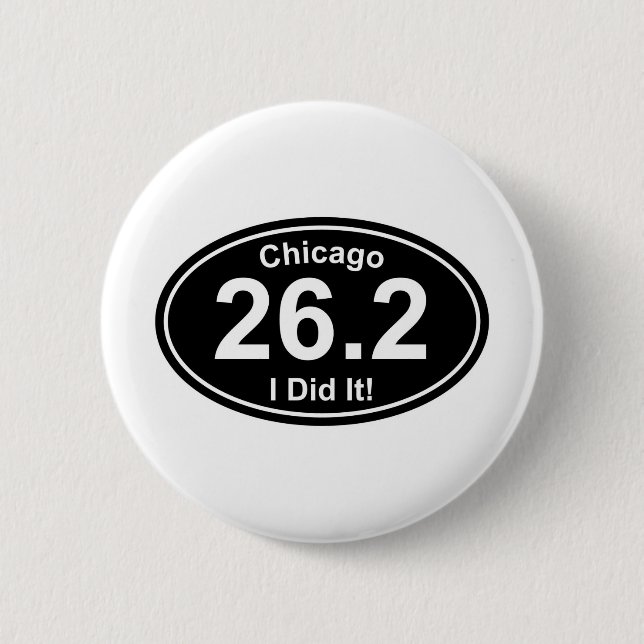 Chicago-Marathon Button (Vorderseite)