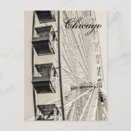 Chicago-Marine-Pier-Riesenrad-Postkarte Postkarte