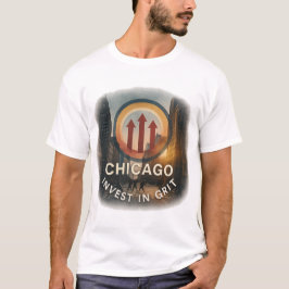 Chicago Men-T - Shirt | Urban Grit Calm T-Shirt
