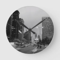 Chicago Michigan Avenue @ Night März 6, 1967