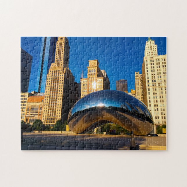 Chicago Millennium Park. Puzzle (Horizontal)