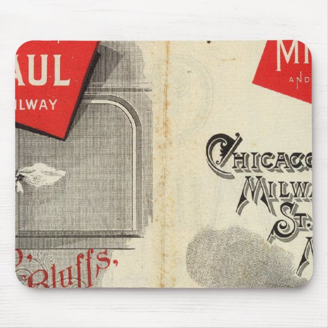 Chicago Milwaukee und St. Paul Railway Mousepad (Vorne)
