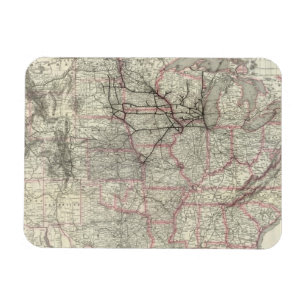 Chicago Milwaukee und St Paul Ry und Verbindungen Magnet
