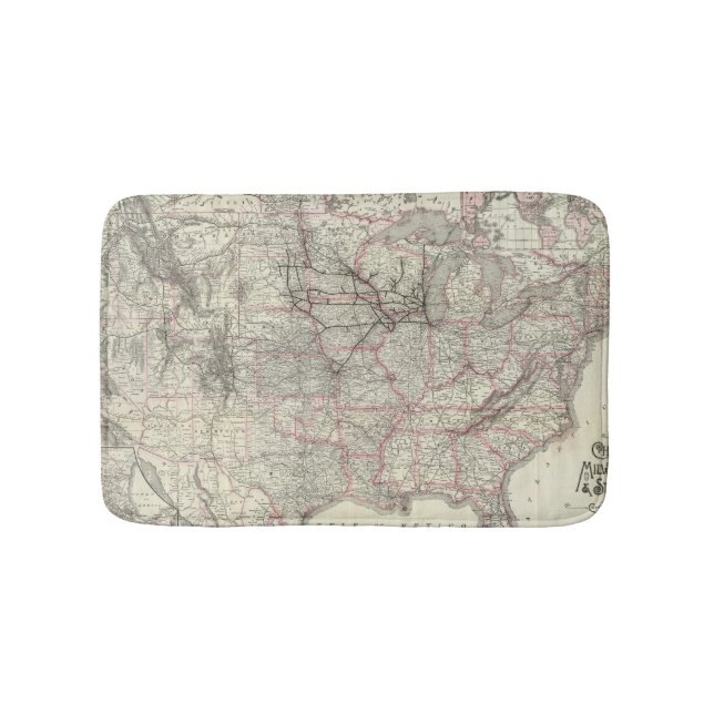 Chicago Milwaukee und St- Paulrelais und Badematte (Vorderseite)