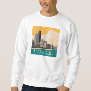 Chicago   Modern Skyline Sweatshirt