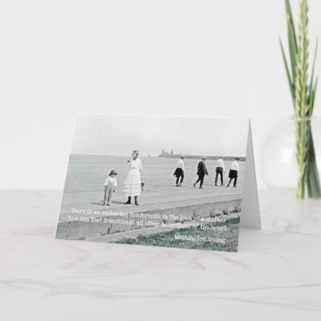 CHICAGO NAVY PIER 1920 ART LIEBE DER MUTTER N SON KARTE (Vorderseite)