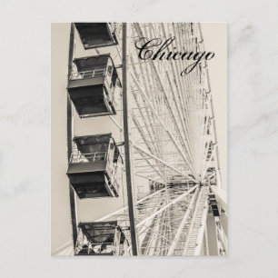 Chicago Navy Pier Ferris Wheel Postcard Postkarte
