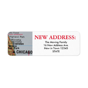 Chicago New Address Label