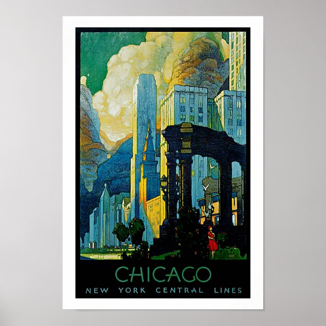 Chicago ~ New York Central Lines Poster (Vorne)