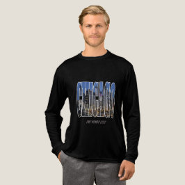 Chicago Night Skyline Tri-Blend Shirt